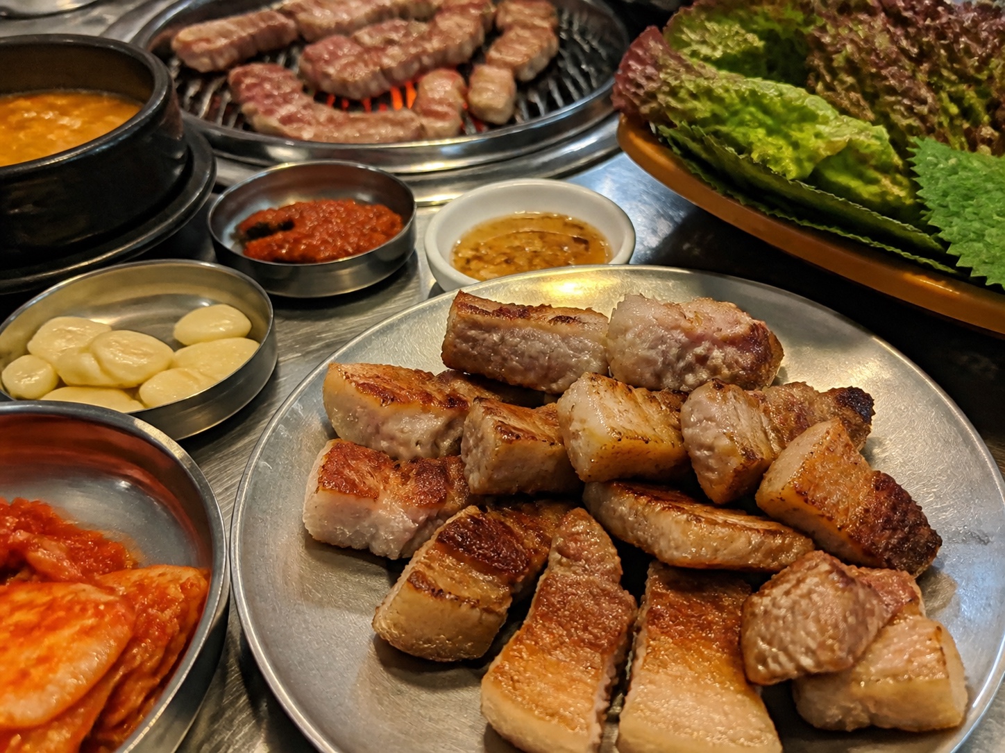 고깃집 메뉴 발행 예시